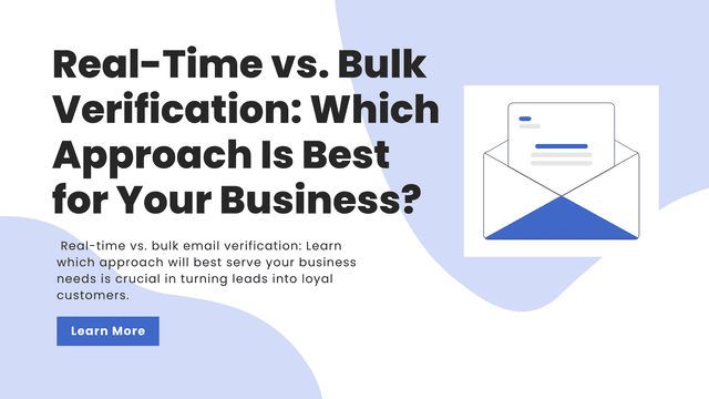Blog post image for "Real-Time vs. Bulk Verification: Which Approach Is Best for Your Business?"
